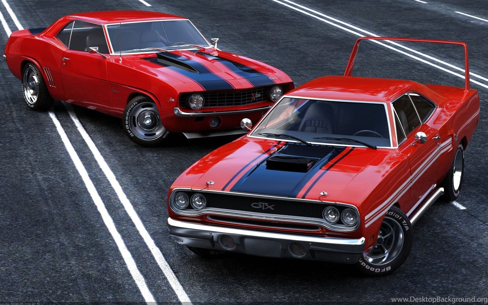 The world of classic muscle cars with this captivating 4K wallpaper  26481334 Stock Photo at Vecteezy