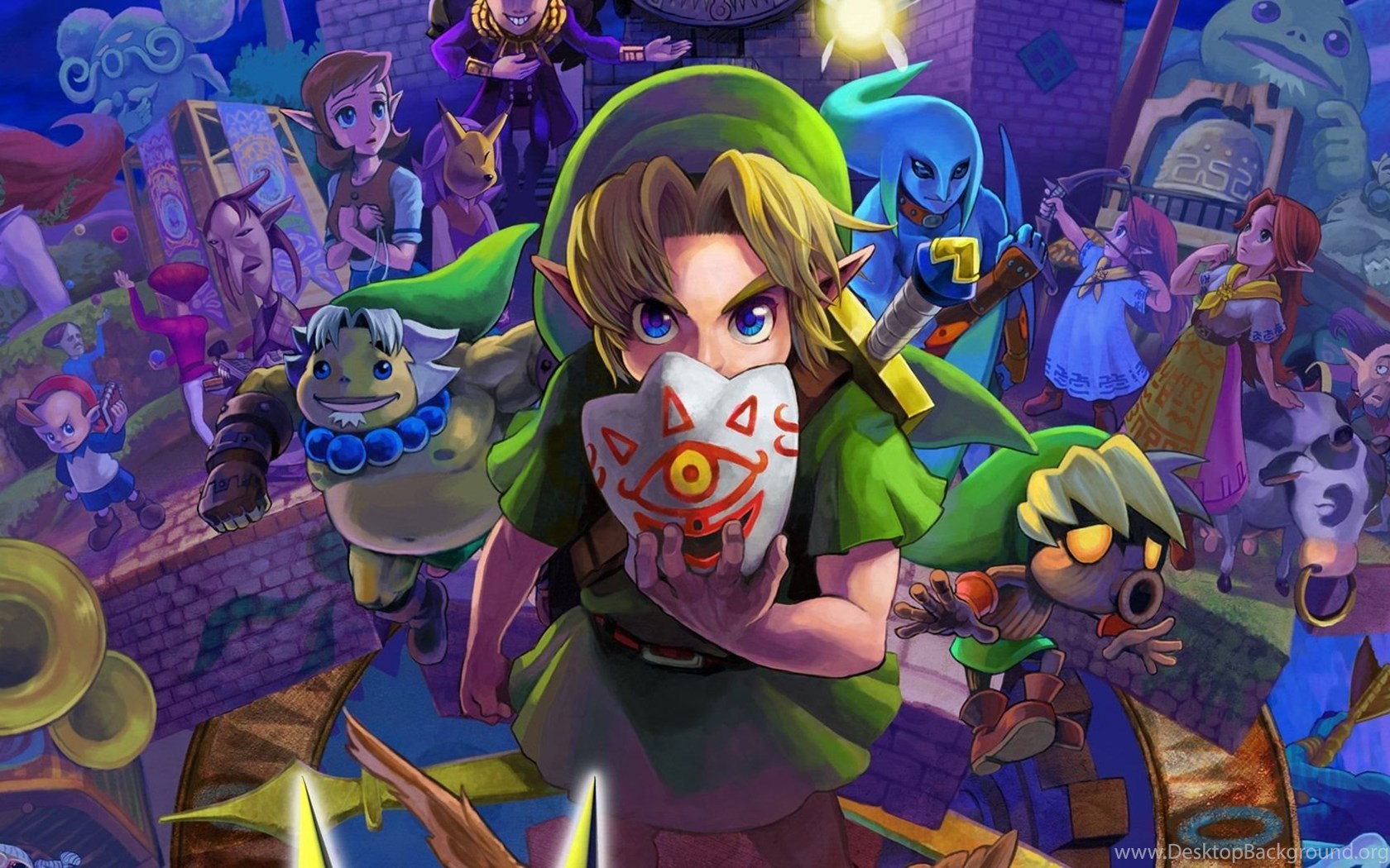 The Legend Of Zelda Majoras Mask Wallpapers 1080p Hd Desktop