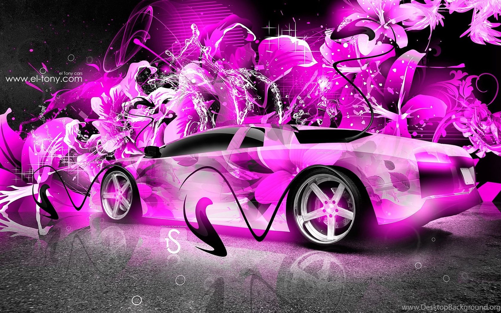 Beautiful Pink Car Wallpapers Desktop Background