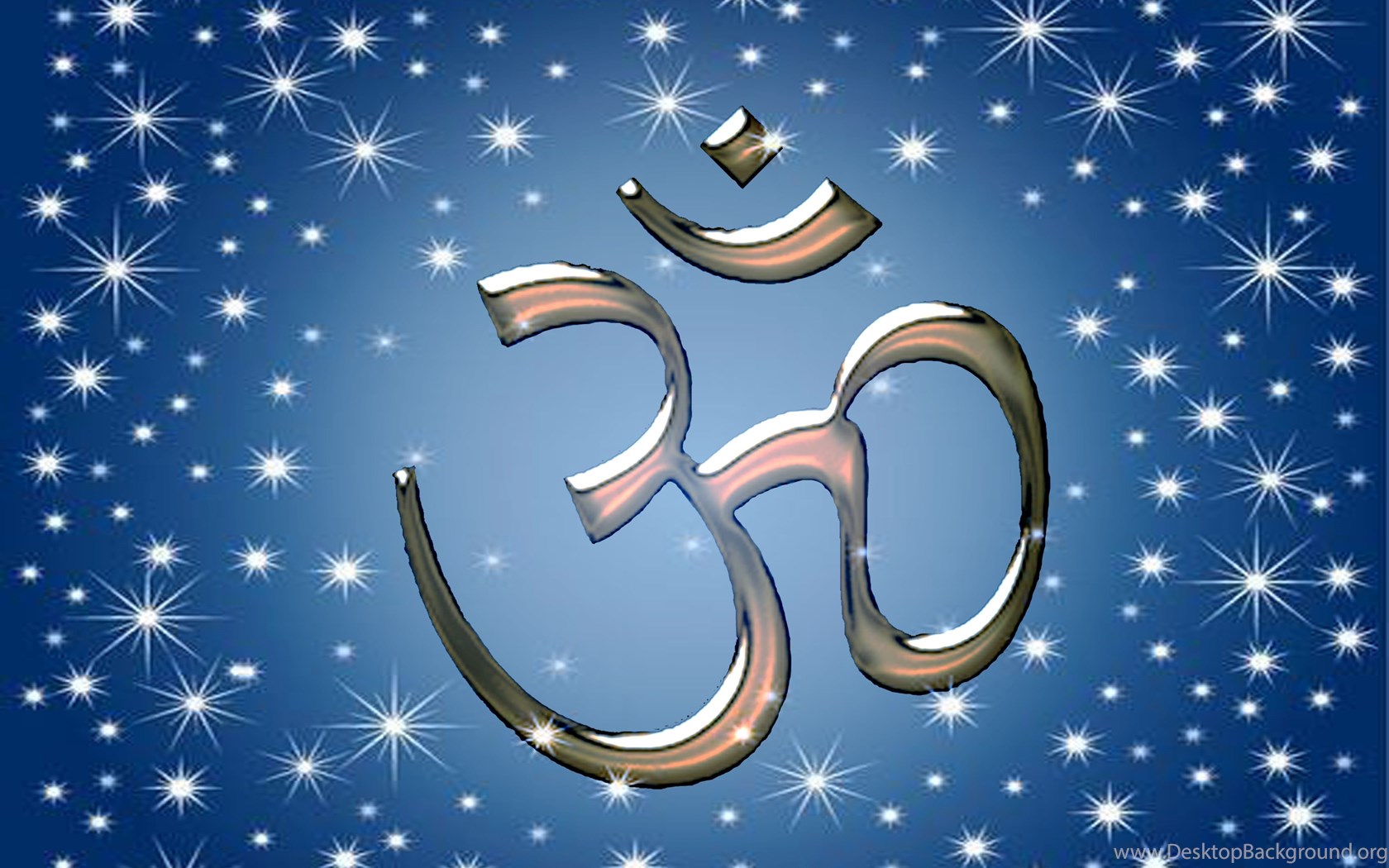 Aum Symbol On Blue Backgrounds By Looneymooney6 On Deviantart Desktop Background