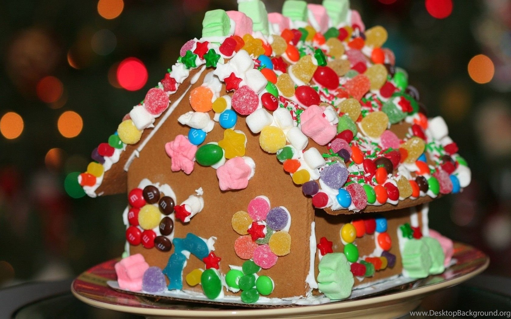 Download Holiday Gingerbread House Wallpapers Popular 1680x1050 Desktop Bac...