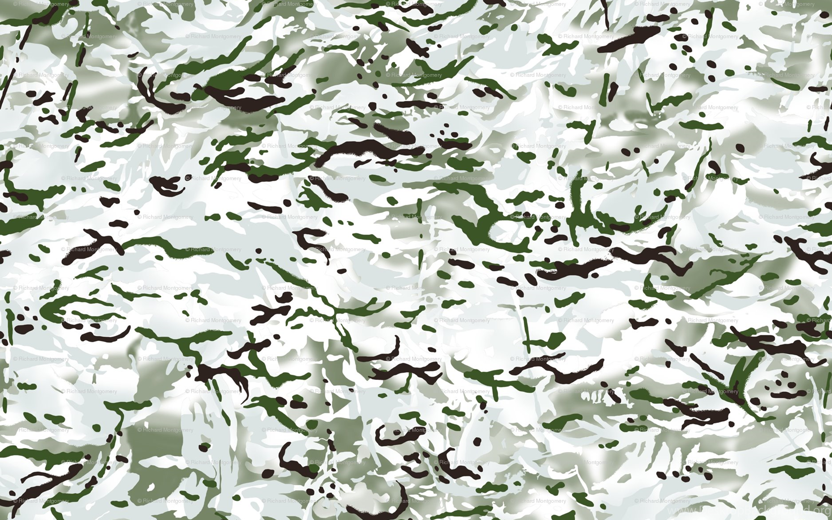 British Multicam Multi Terrain Pattern 'MTP' Snow Variation Camo