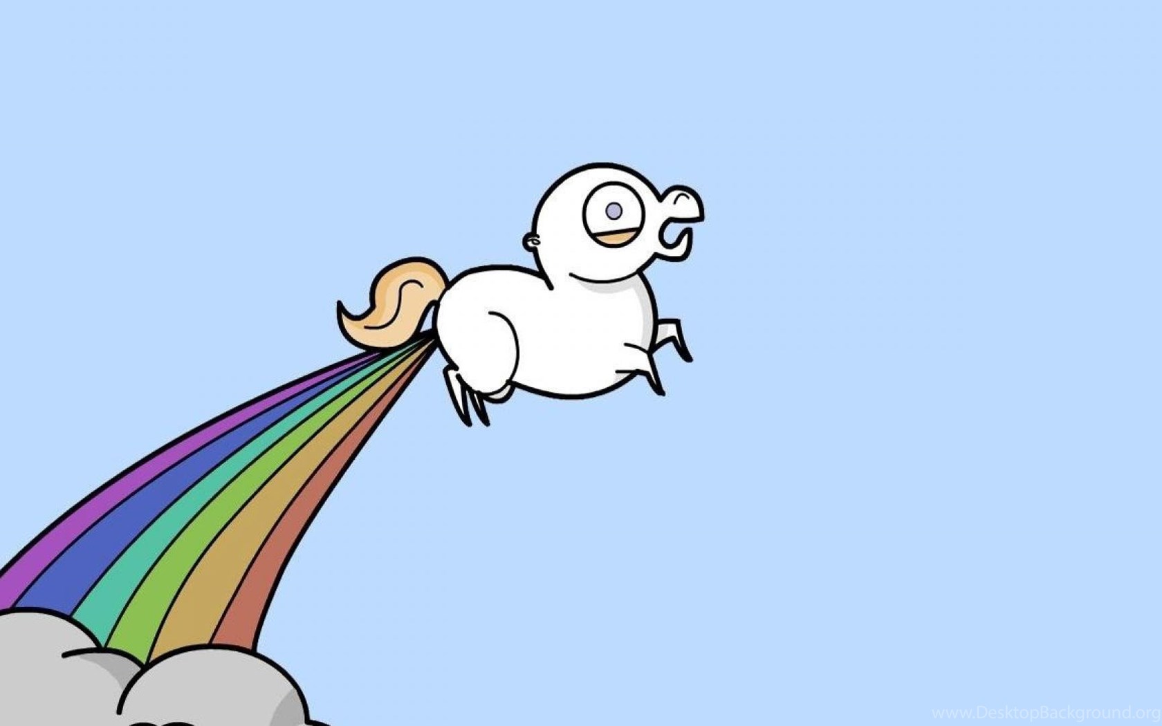 free funny rainbow wallpapers