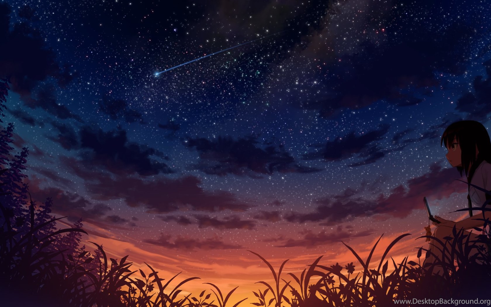 High Resolution Starry Night Sky Hd 1080p Wallpapers Full Size