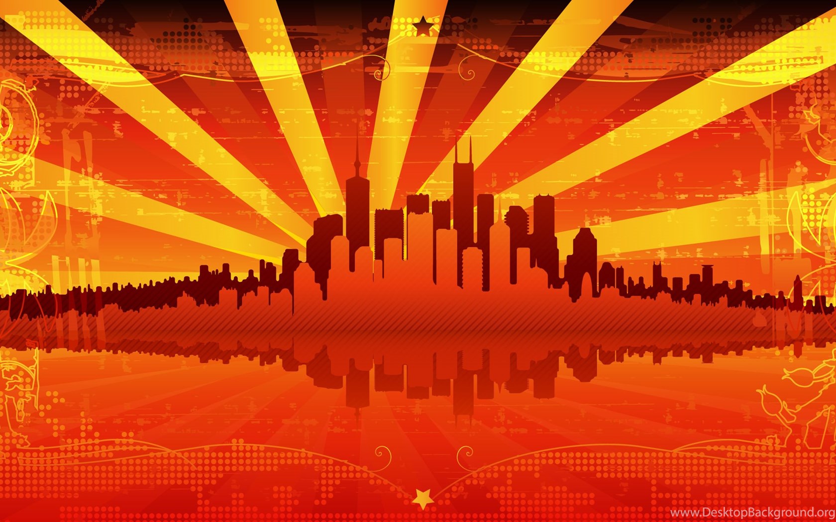 Download Red Fire City Wallpaper Images 44 Popular 1680x1050 Desktop Backgr...
