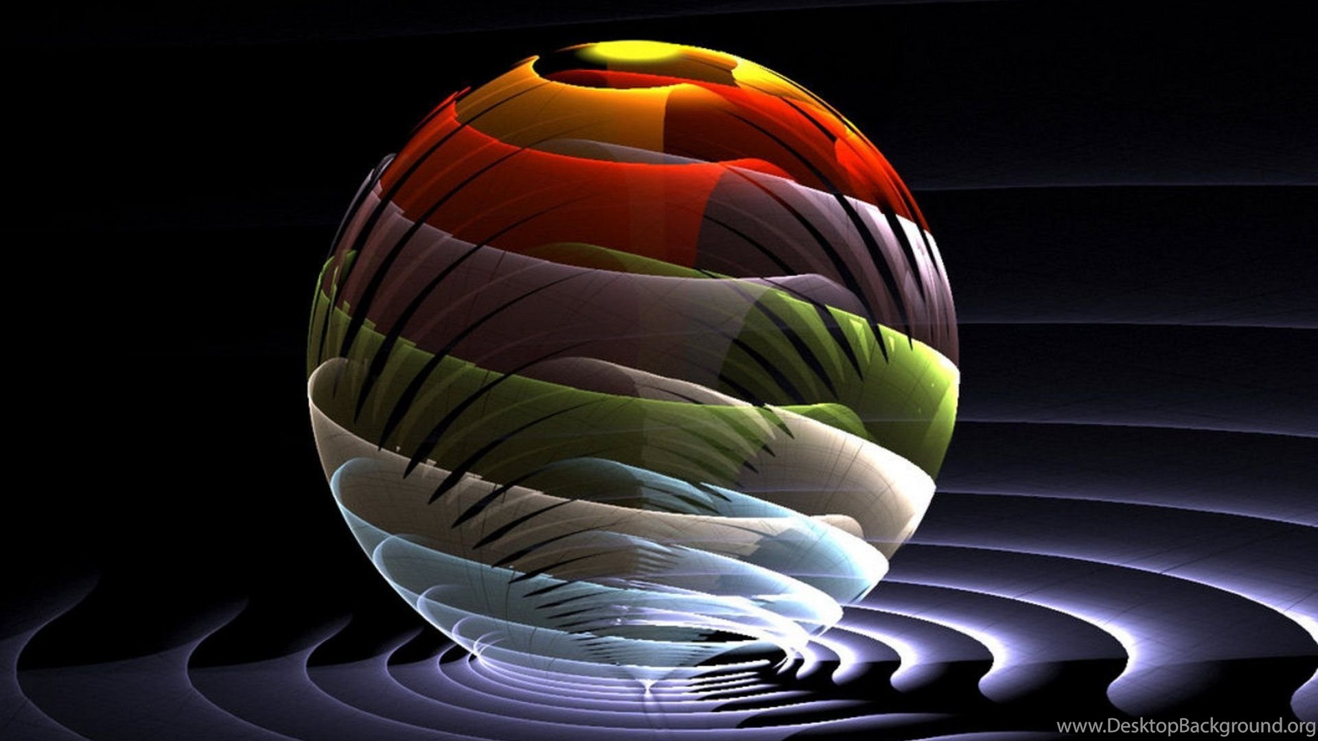 Wallpapers Full Hd For Mobile With 3d Colorful Cracked Floor