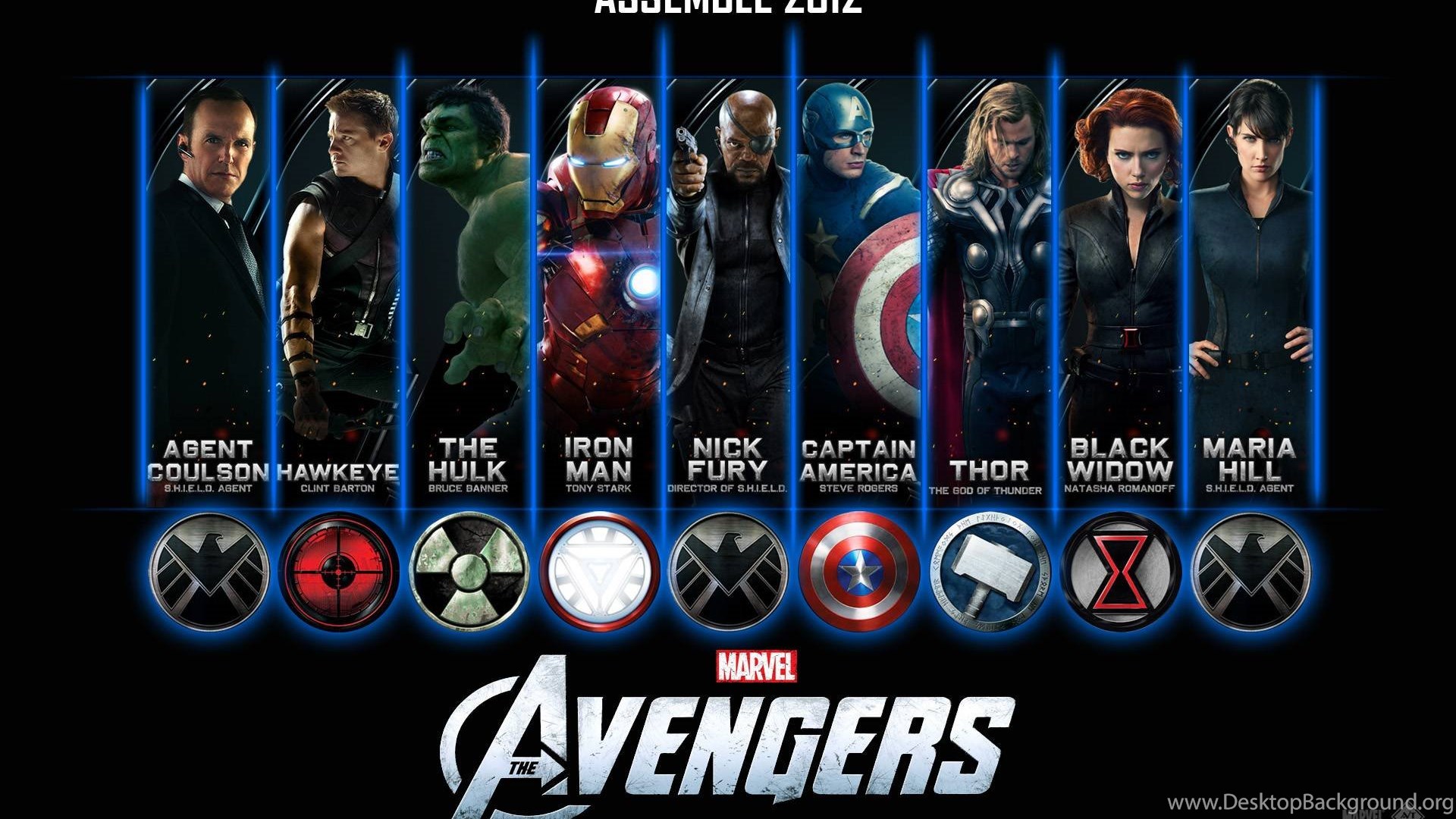 Avengers 2012 1080p Hd Desktop Desktop Background