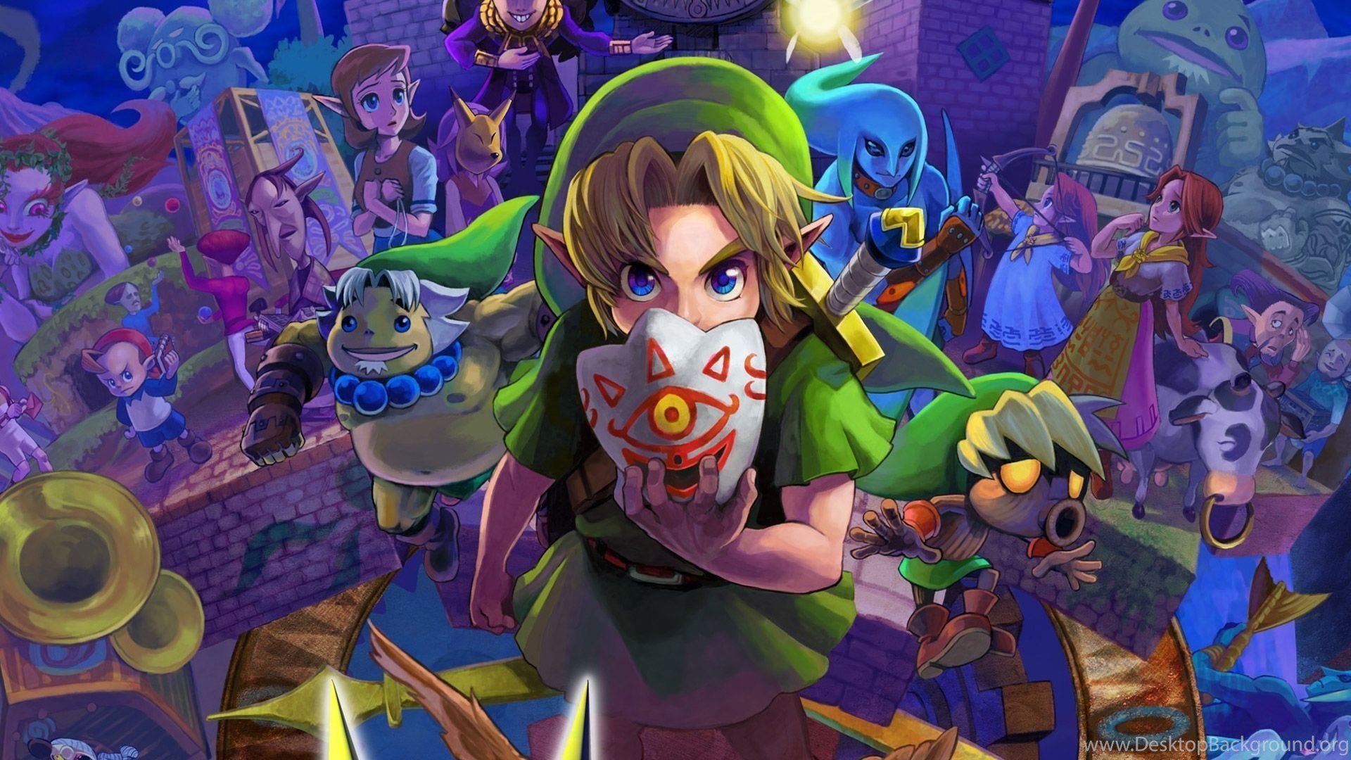 The Legend Of Zelda Majora S Mask Wallpapers 1080p Hd Desktop
