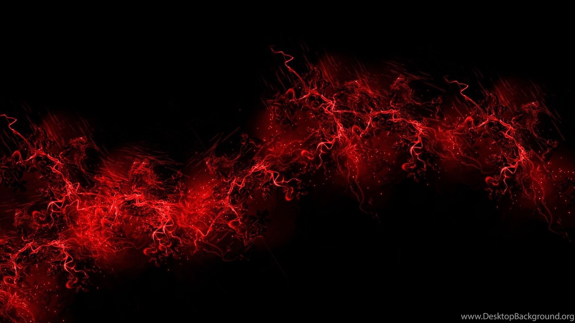 Download Wallpapers 2048x1152 Black Background Red Color Paint Desktop Background