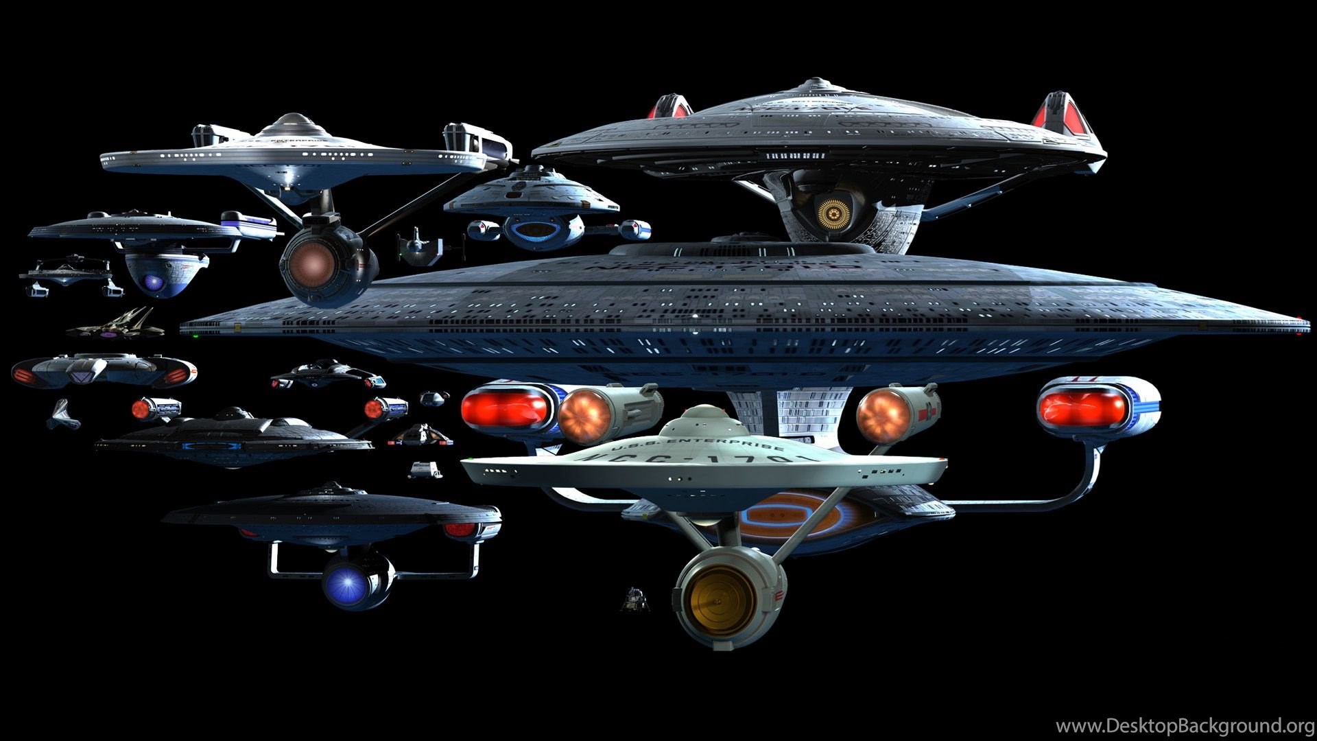 Star Trek Ships Of The Line, 1920x1080 HD Wallpapers And FREE Stock