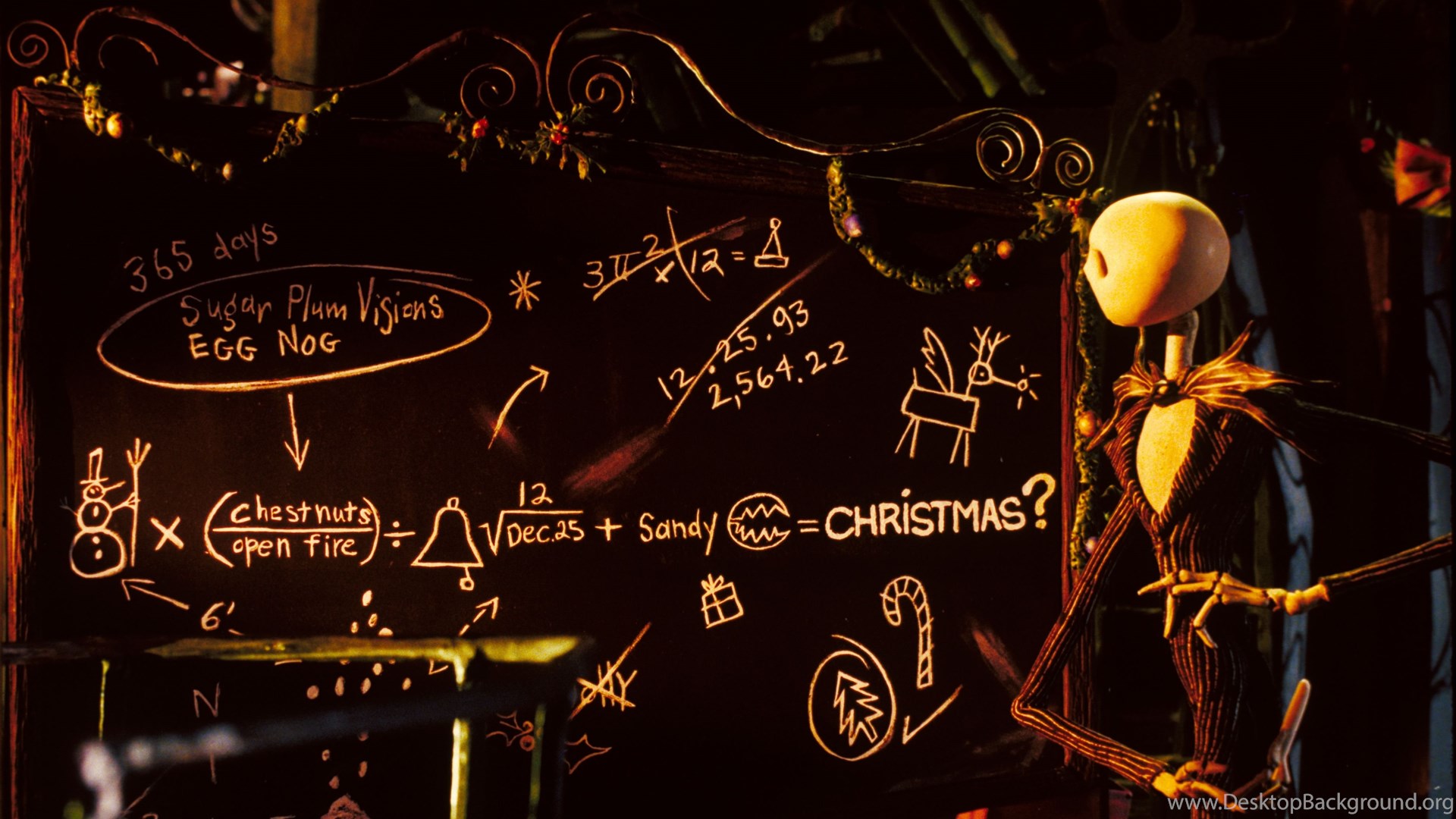 Jack Skellington, The Nightmare Before Christmas :: Wallpapers Desktop Background
