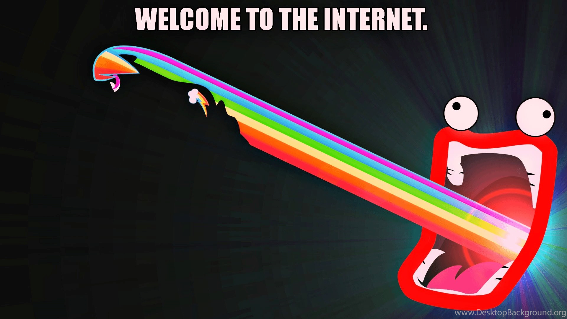 Memes Vault Rainbow Memes Desktop Background