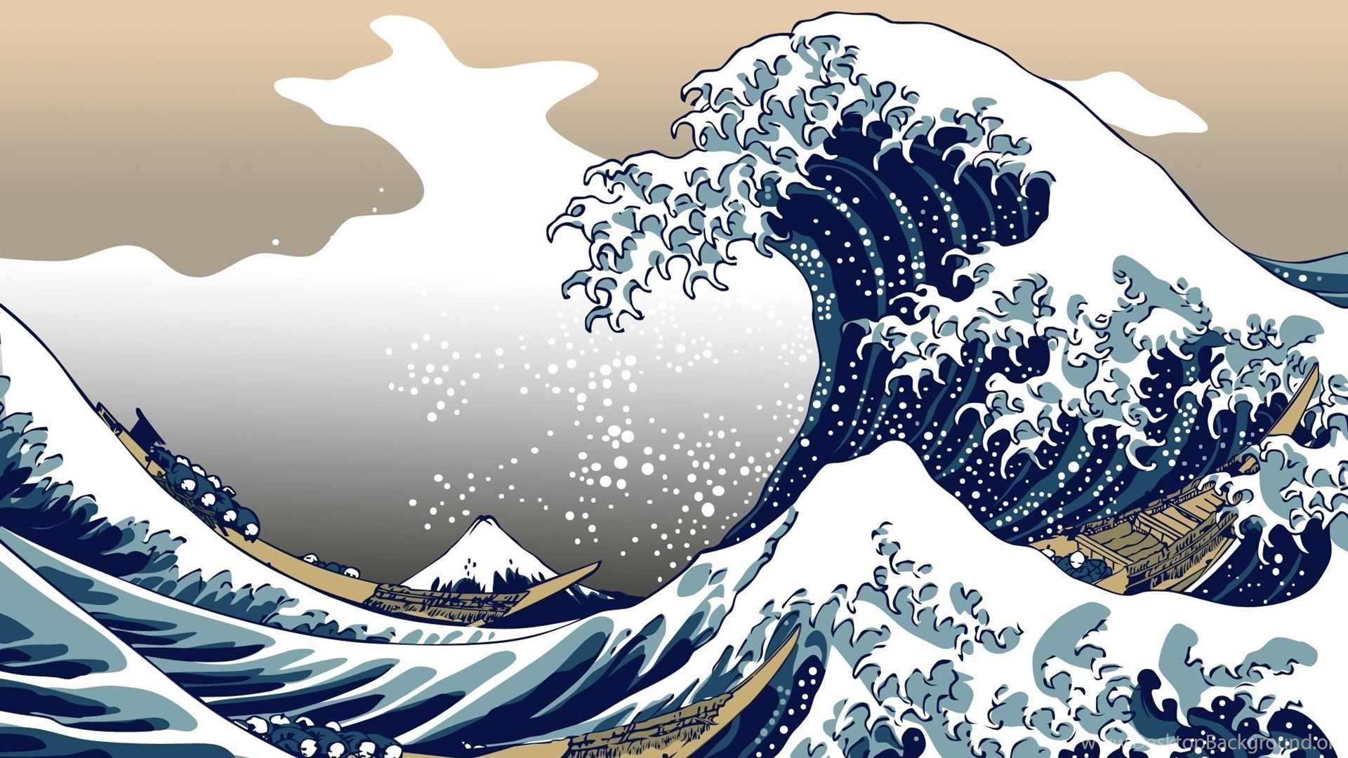 Nature, Blue, The Great Wave Off Kanagawa Wallpapers HD Desktop Background