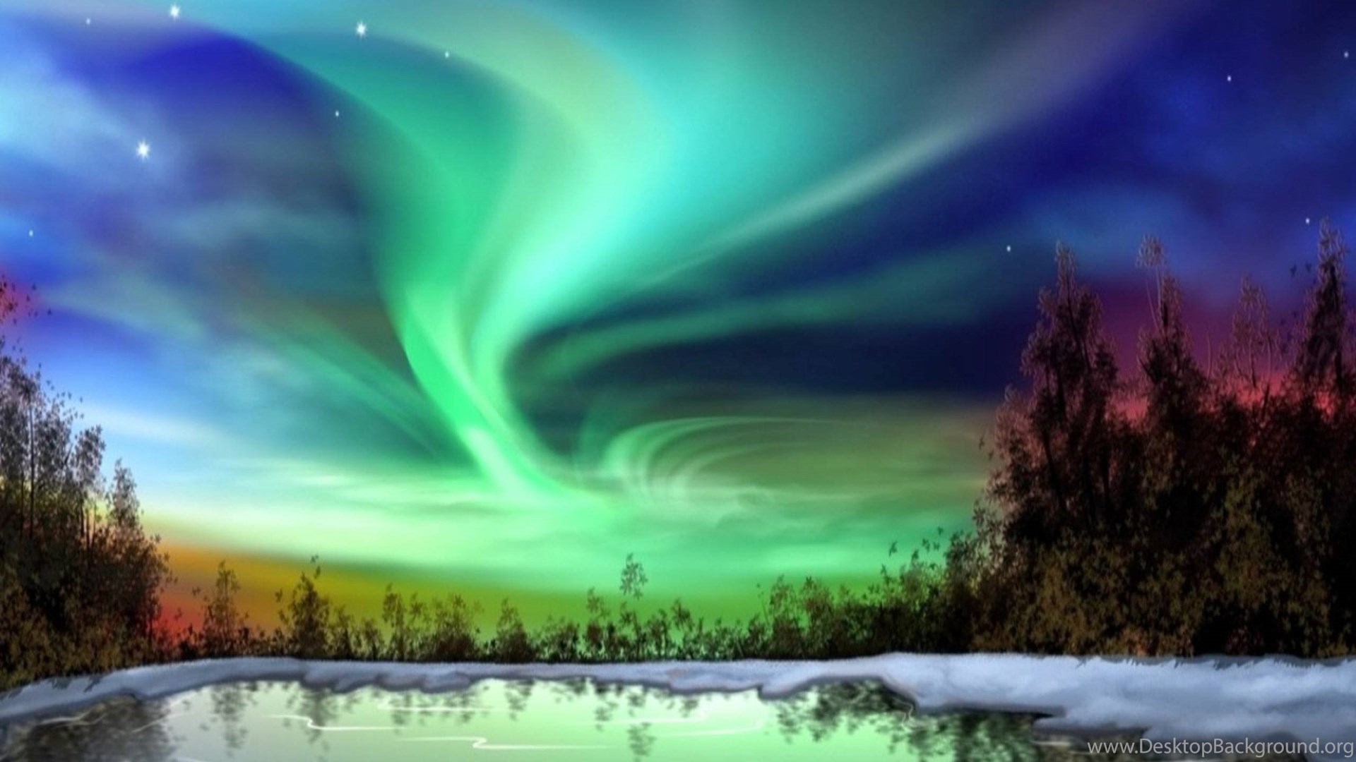 What Causes The Aurora Borealis Northern Lights Wallpaper. Desktop