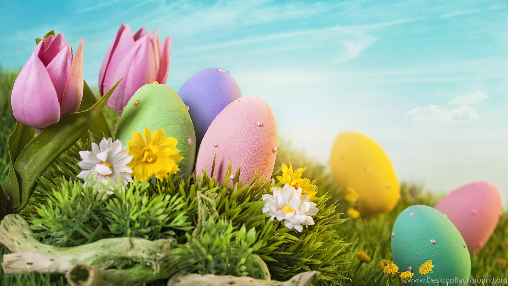 HAPPY EASTER WALLPAPER ( Desktop Background