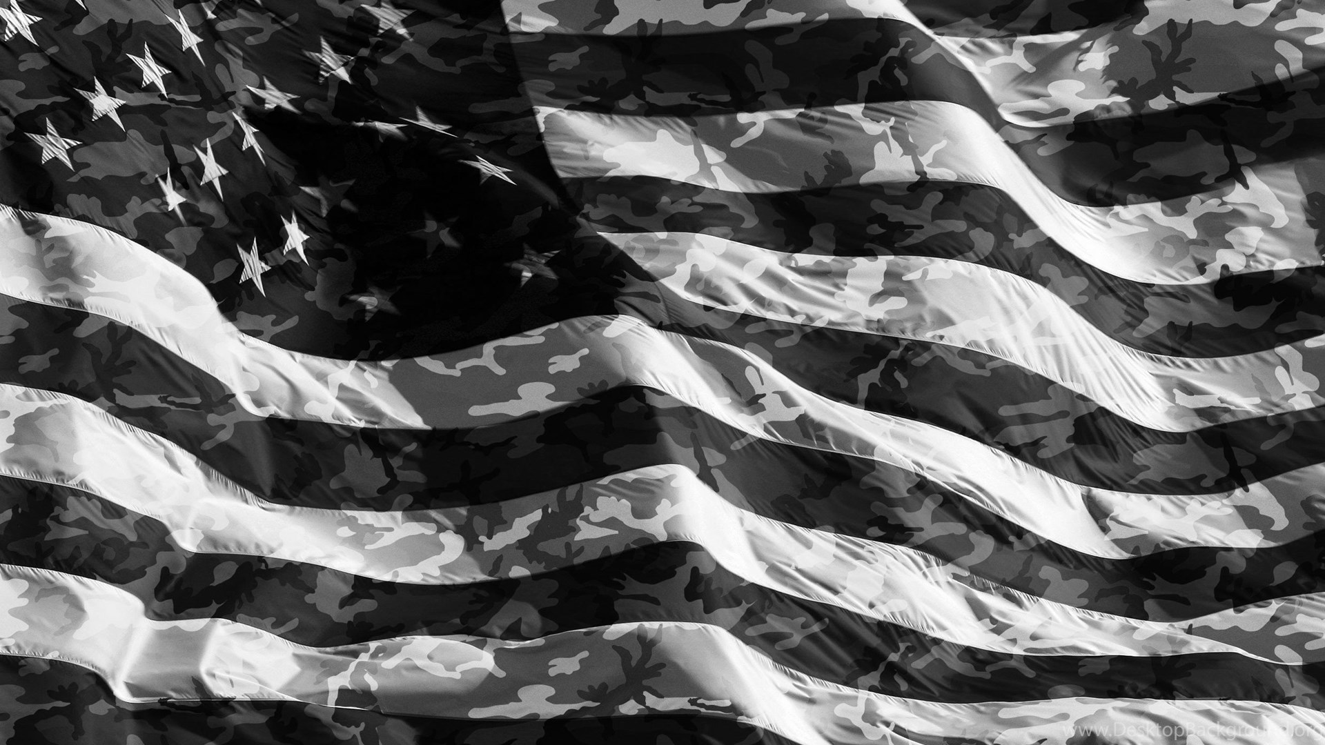 Jestingstock.com Camo American Flag Wallpapers Desktop Background
