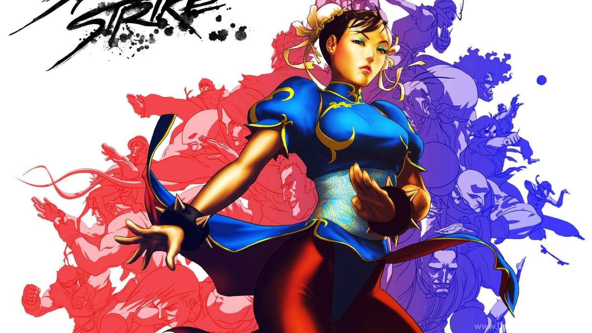 Street Fighter Chun Li Strike Hd Wallpapers Desktop Background