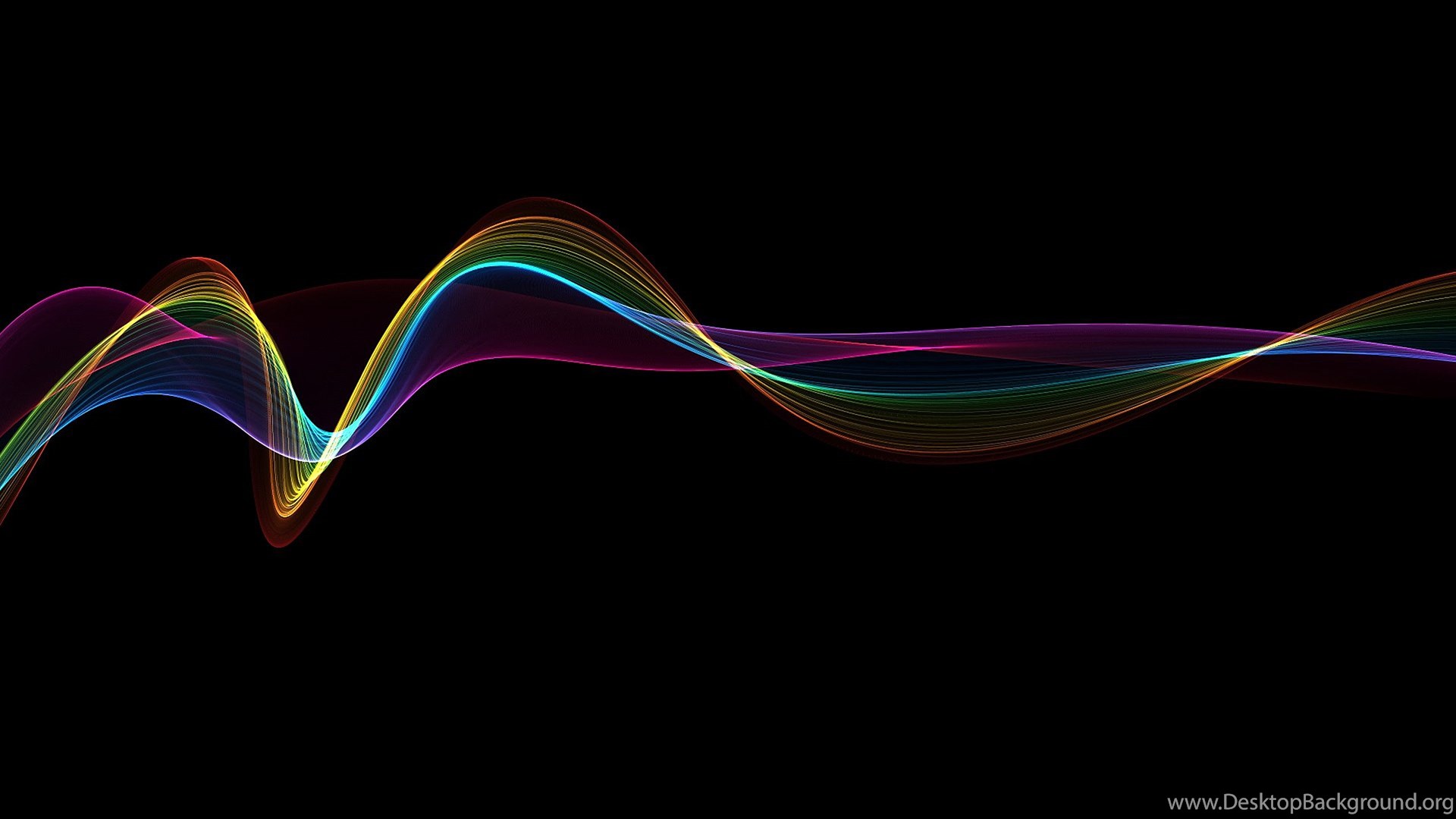 Abstract Black Rainbow Line 1080 HD Wallpapers Desktop ...