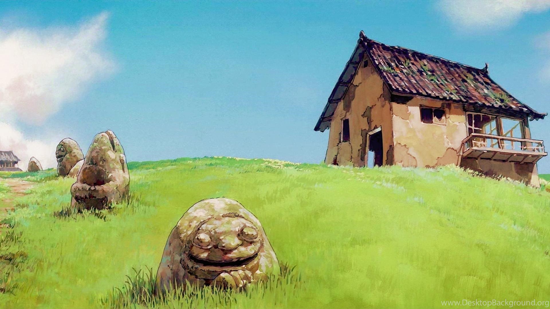 High Res 'dual Screen' Studio Ghibli Desktop Wallpapers! Desktop Background