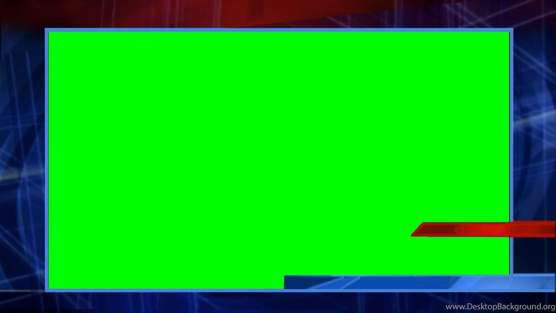 News Overlay Green Screen Free Backgrounds Video 1080p HD Stock