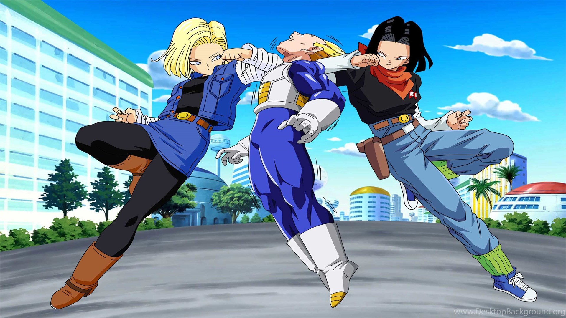 Download DBZ Android 18 And 17 Androids Wallpapers Widescreen Widescreen 16...