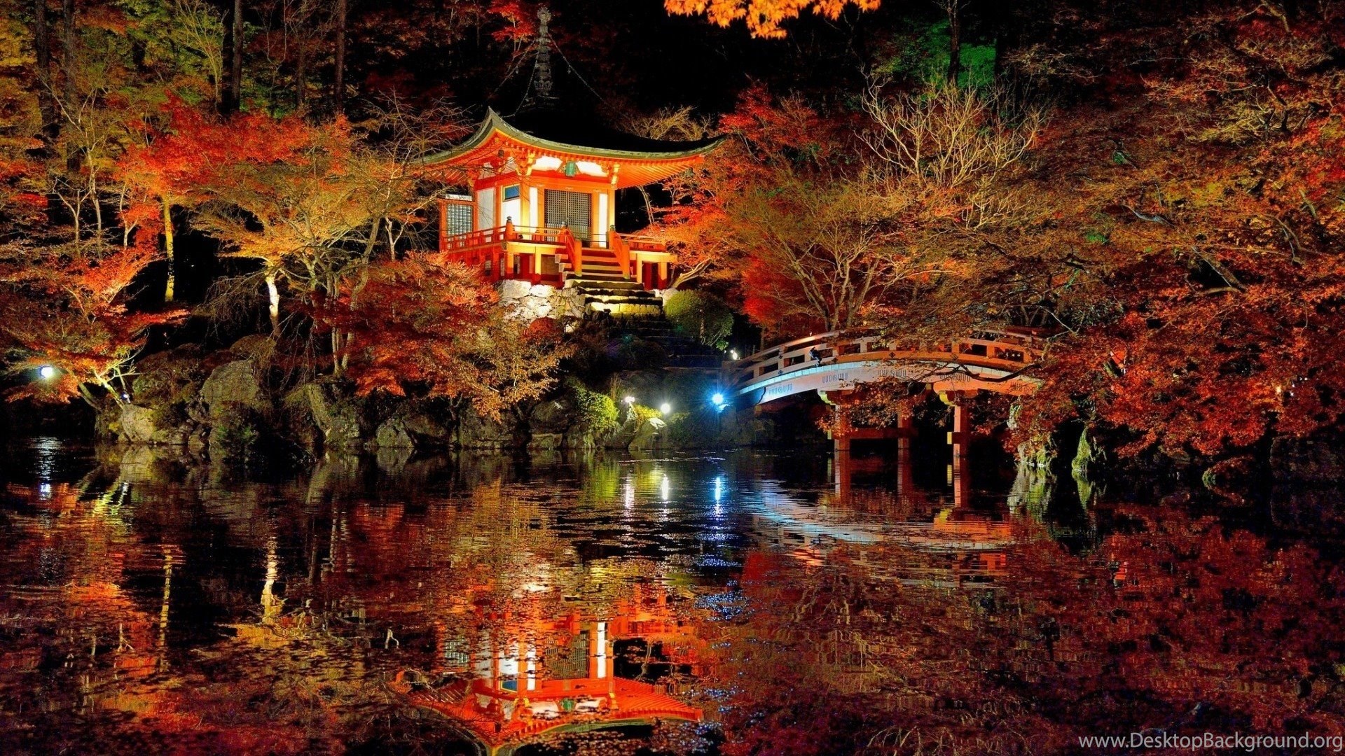 Japanese Garden Landscape Wallpaper