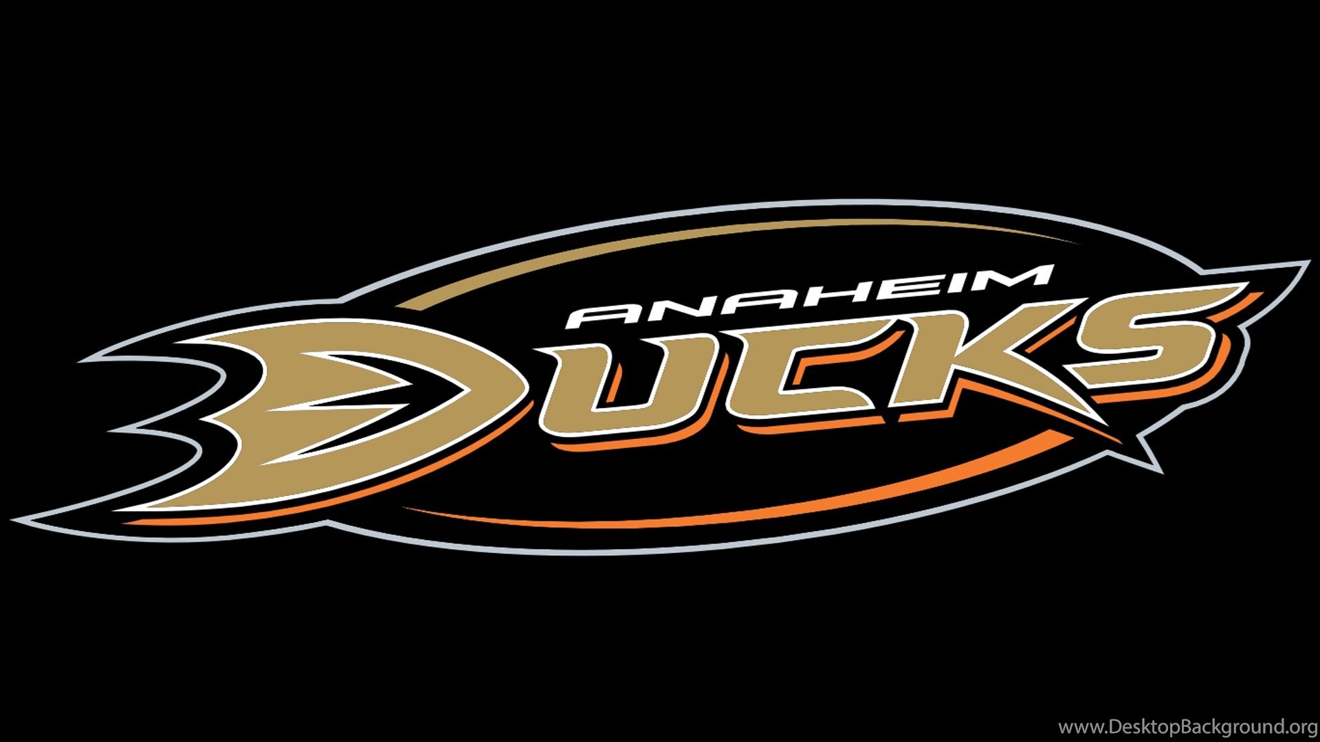 NHL Anaheim Ducks Logo Team Black Wallpapers HD. Free Desktop