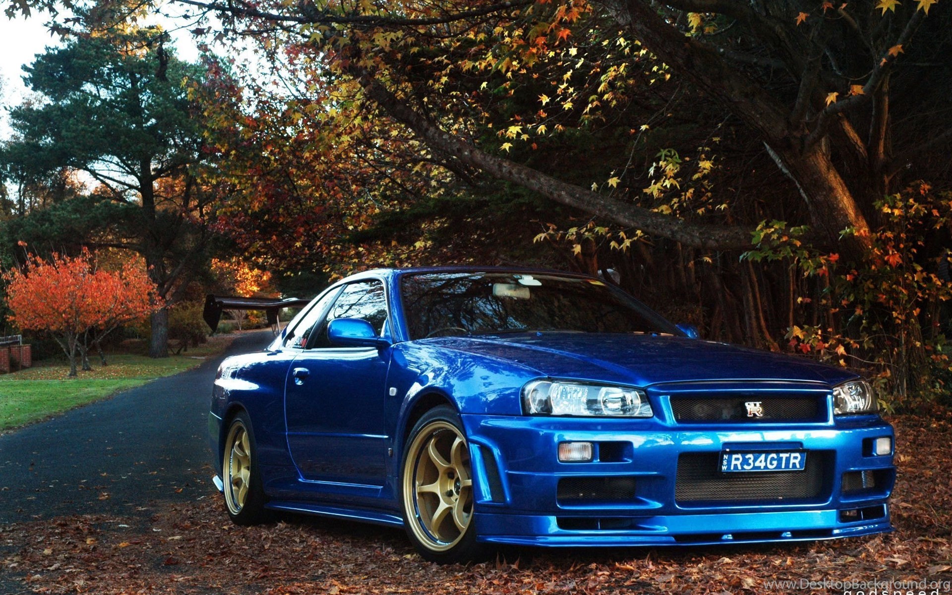 Nissan Skyline GTR r34 черный