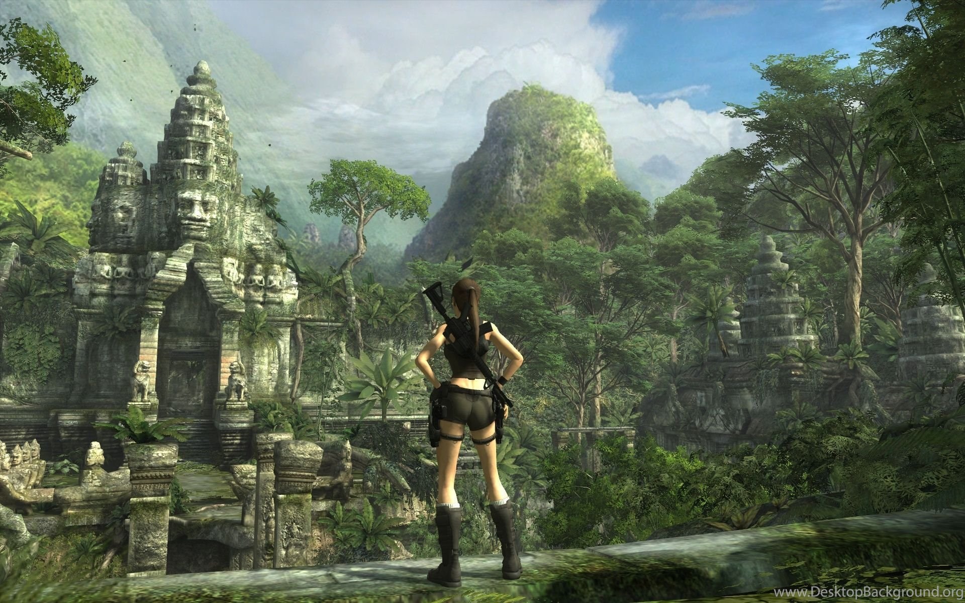 Игры похожие на girls. Игра Tomb Raider Underworld.