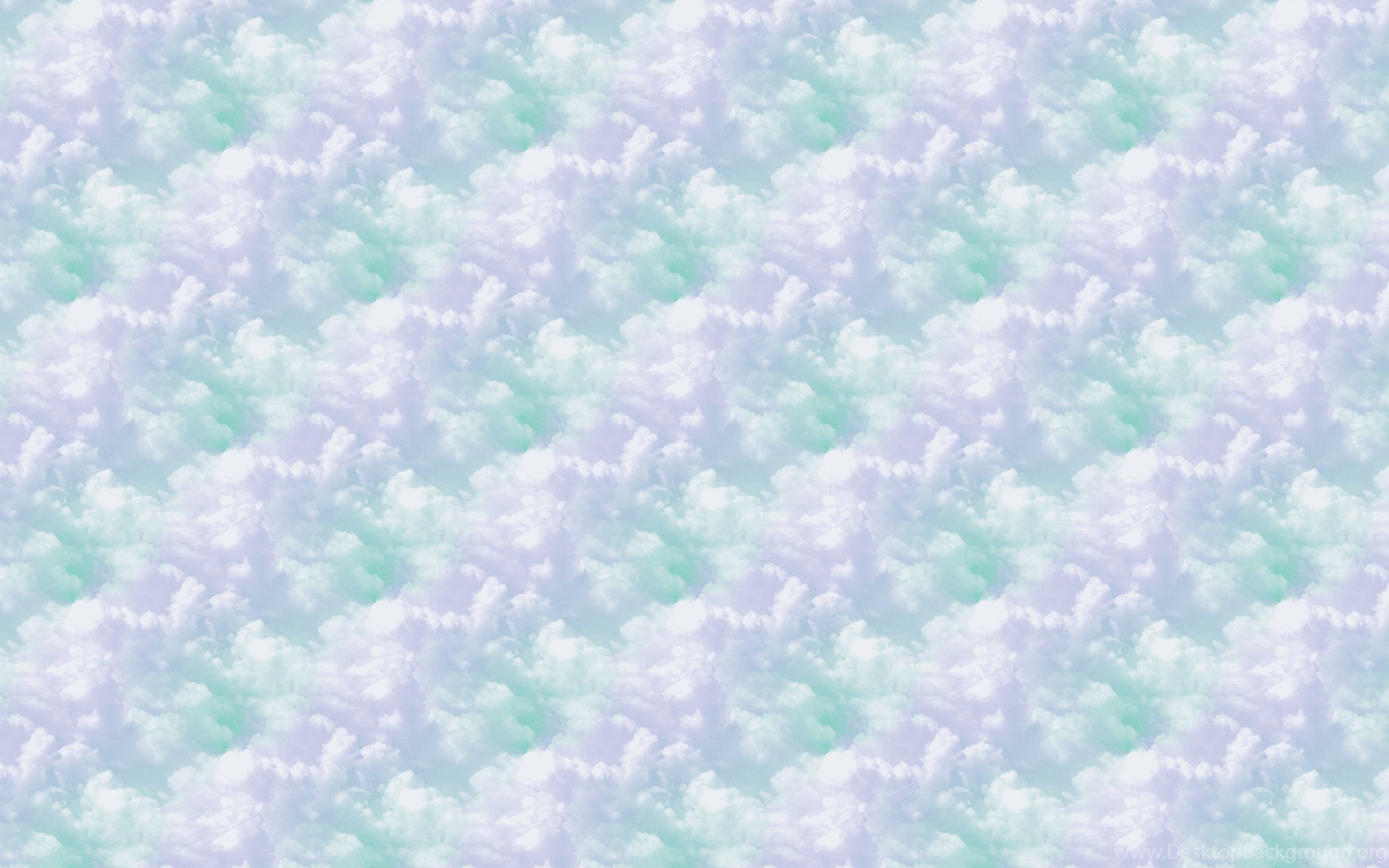 pastel clouds vintage flower