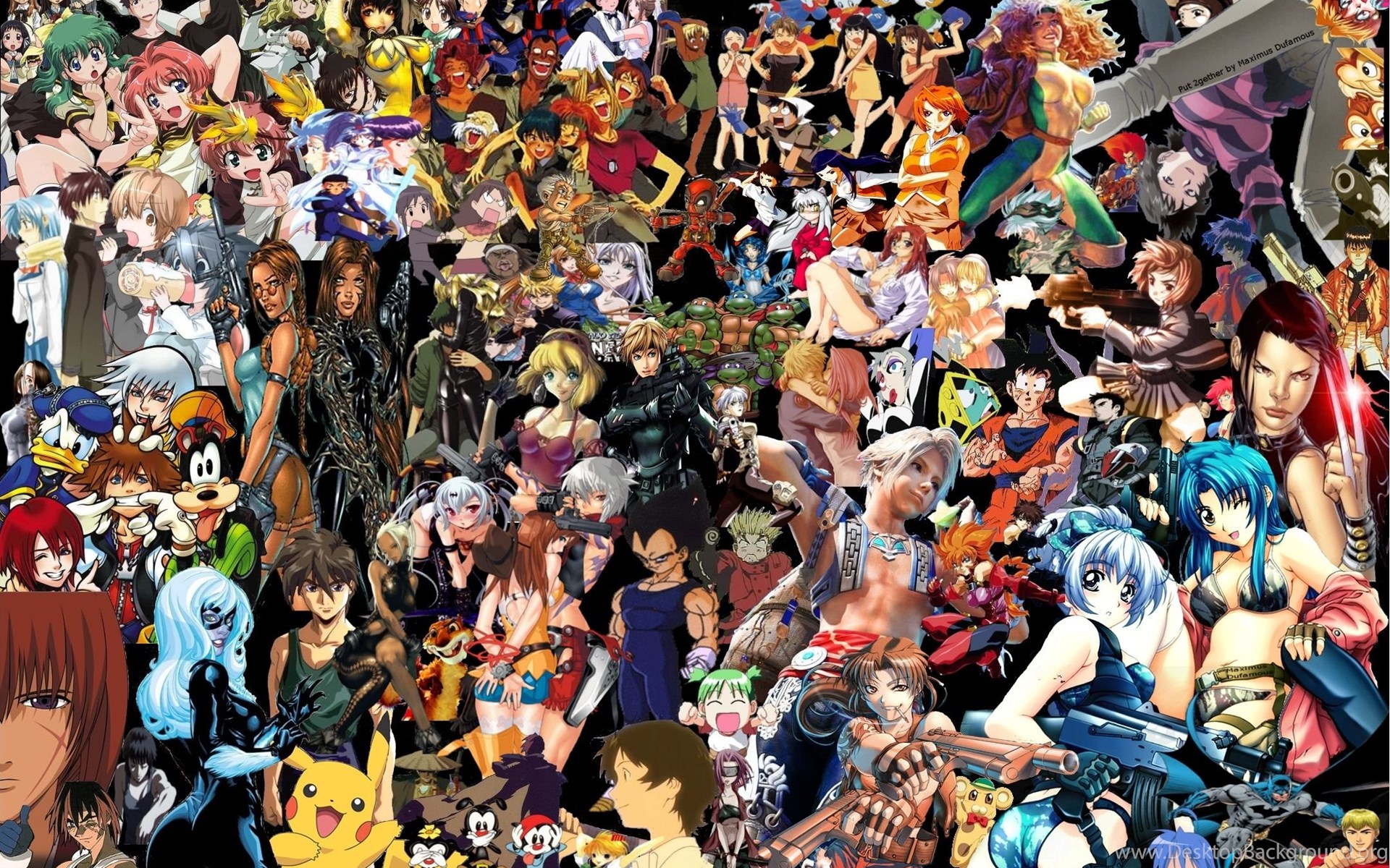 Anime Collage Wallpapers Free Download 14302 HD Wallpapers ...