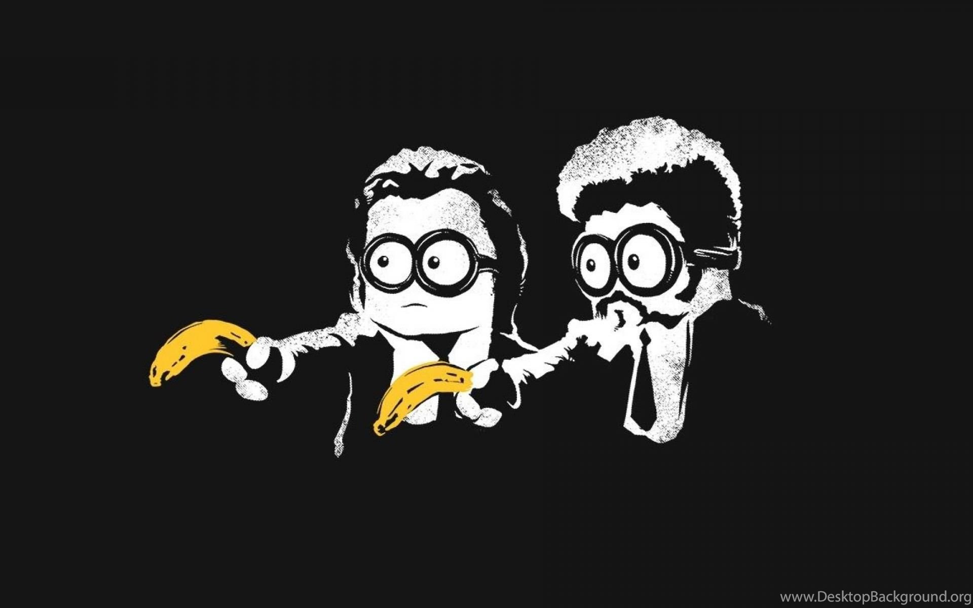 Download Wallpapers Minions Pulp Fiction 3200 X 1200 Dual