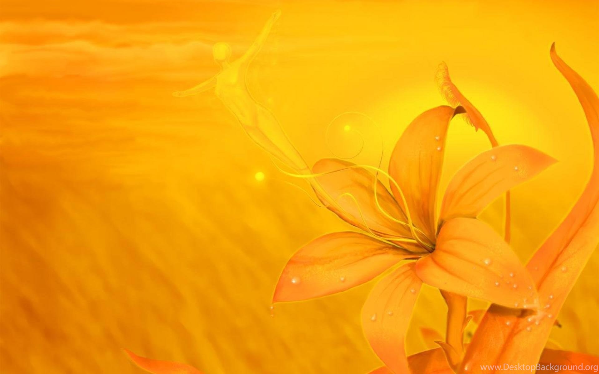 Download Yellow Flowers Backgrounds Wallpapers » WallDevil Best Free HD ... Desktop Background