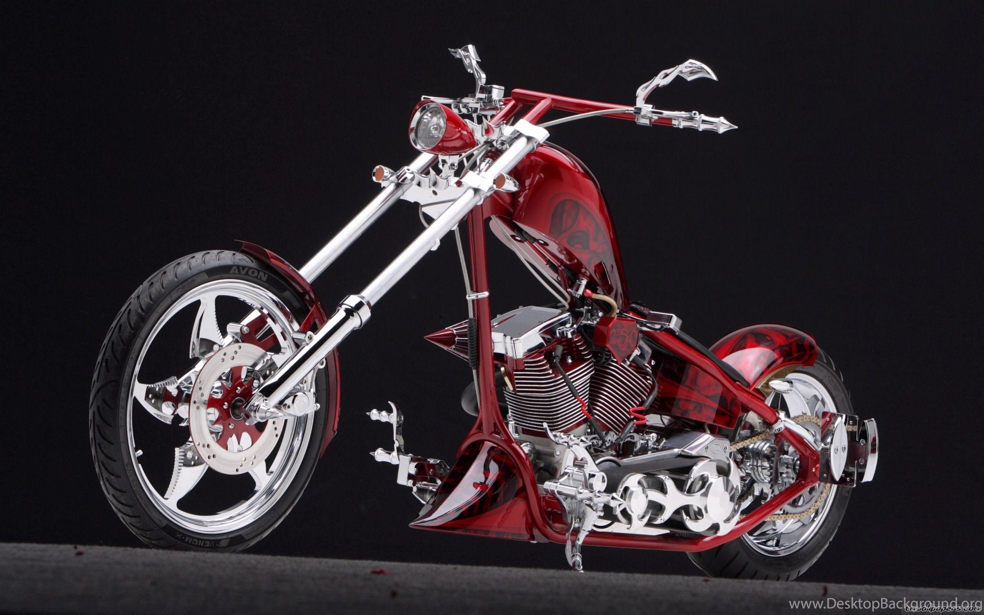 Harley Davidson Chopper Wallpaper Backgrounds Otomotif 