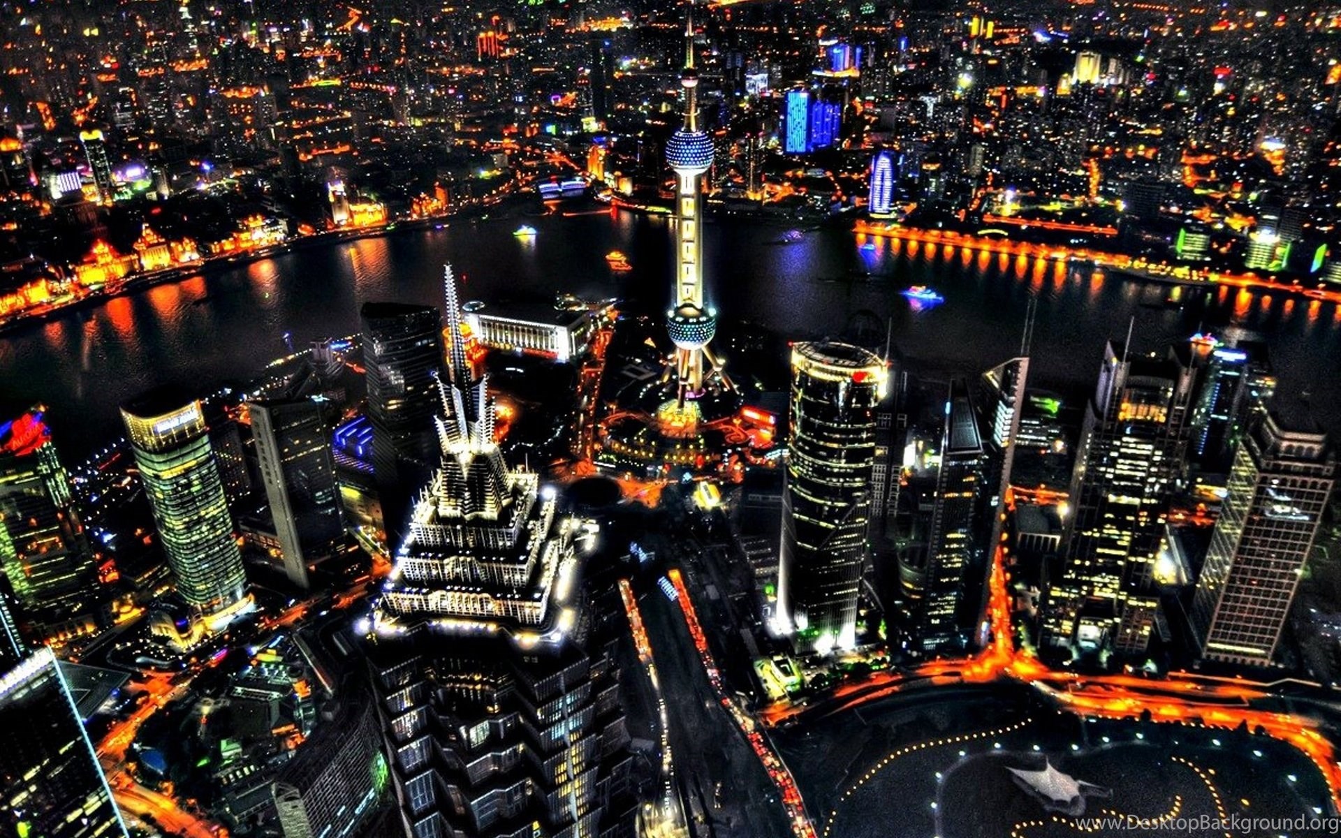 Фото самых красивых городов. Шанхай Токио. Китай ночной Шанхай. Шанхай Сити 8к. Мегаполис Шанхай.