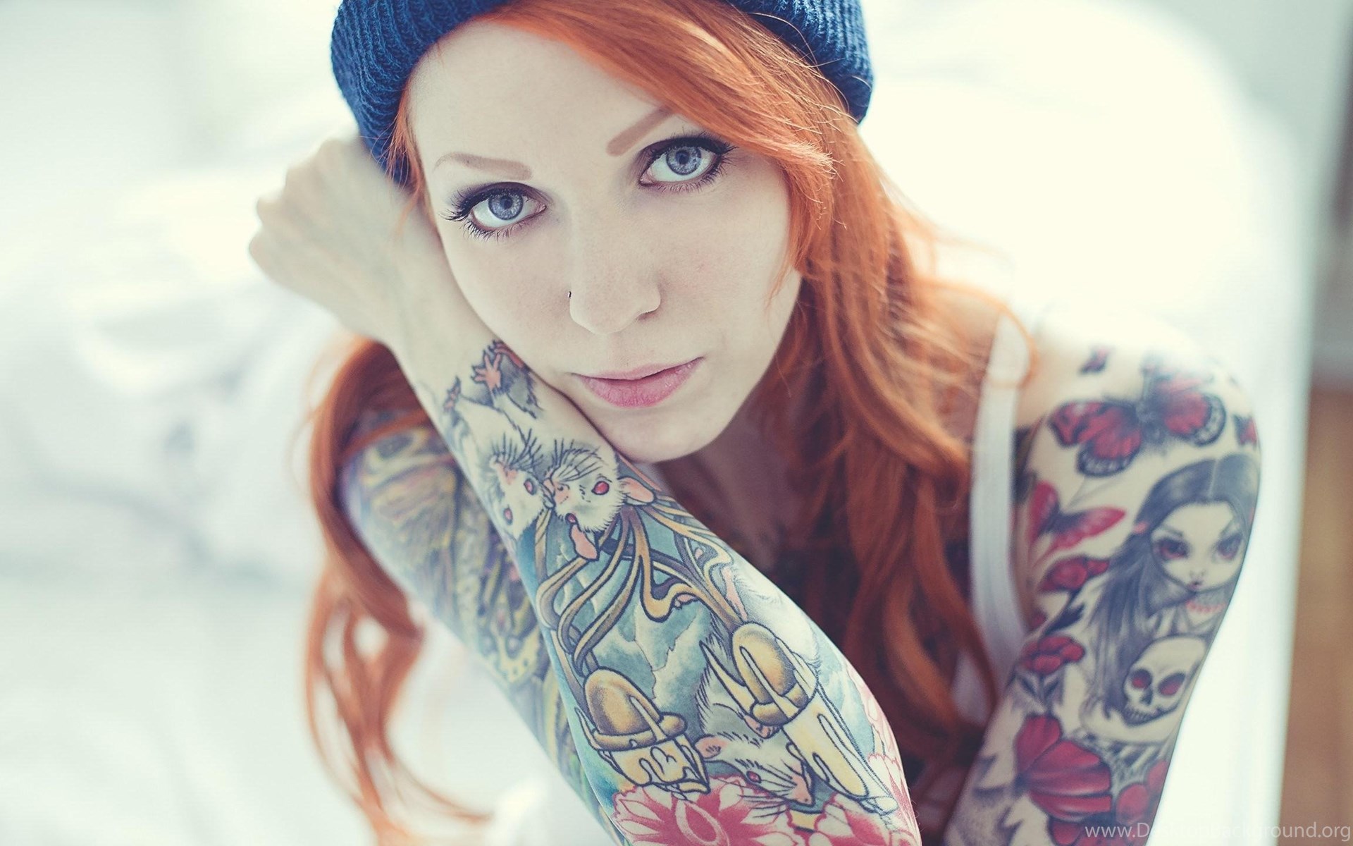 Tattooed Redhead Wallpaper,girls HD Wallpaper,2560x1440 HD Desktop