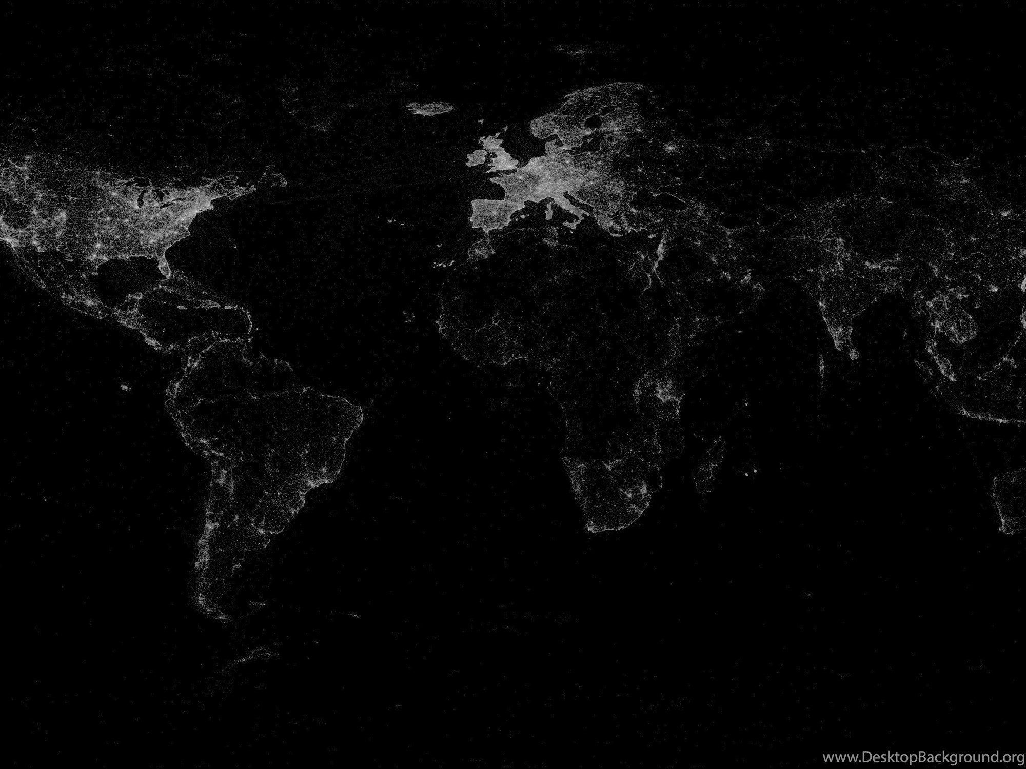 Black map