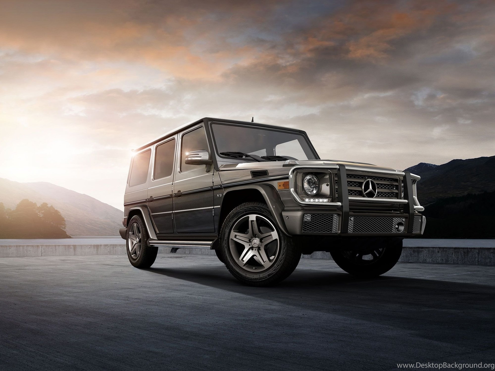 Matte Black Mercedes G Wagon Wallpapers Wallpaperswide Mobile