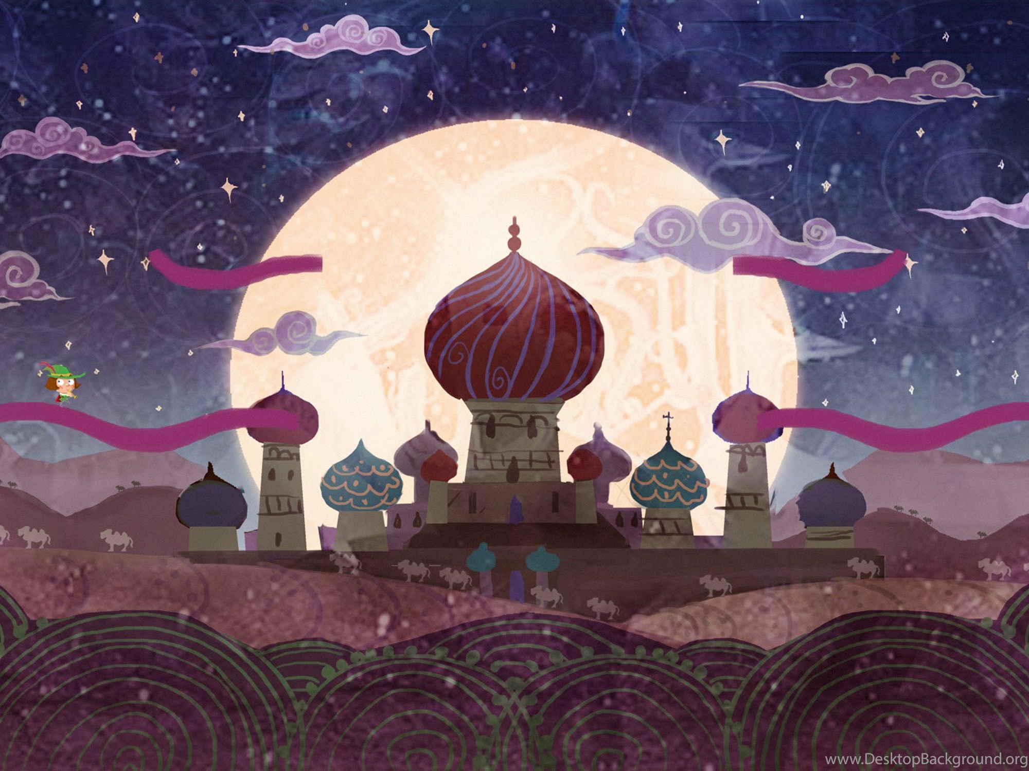 Рисунок восточная сказка