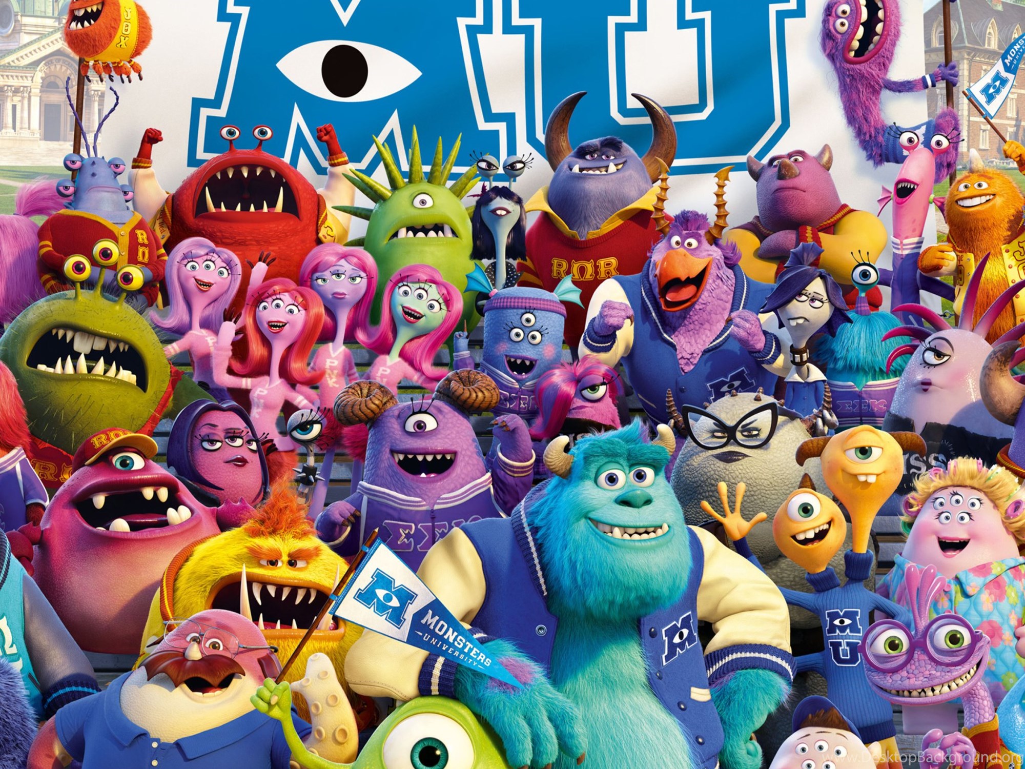 Monsters university deals wallpaper
