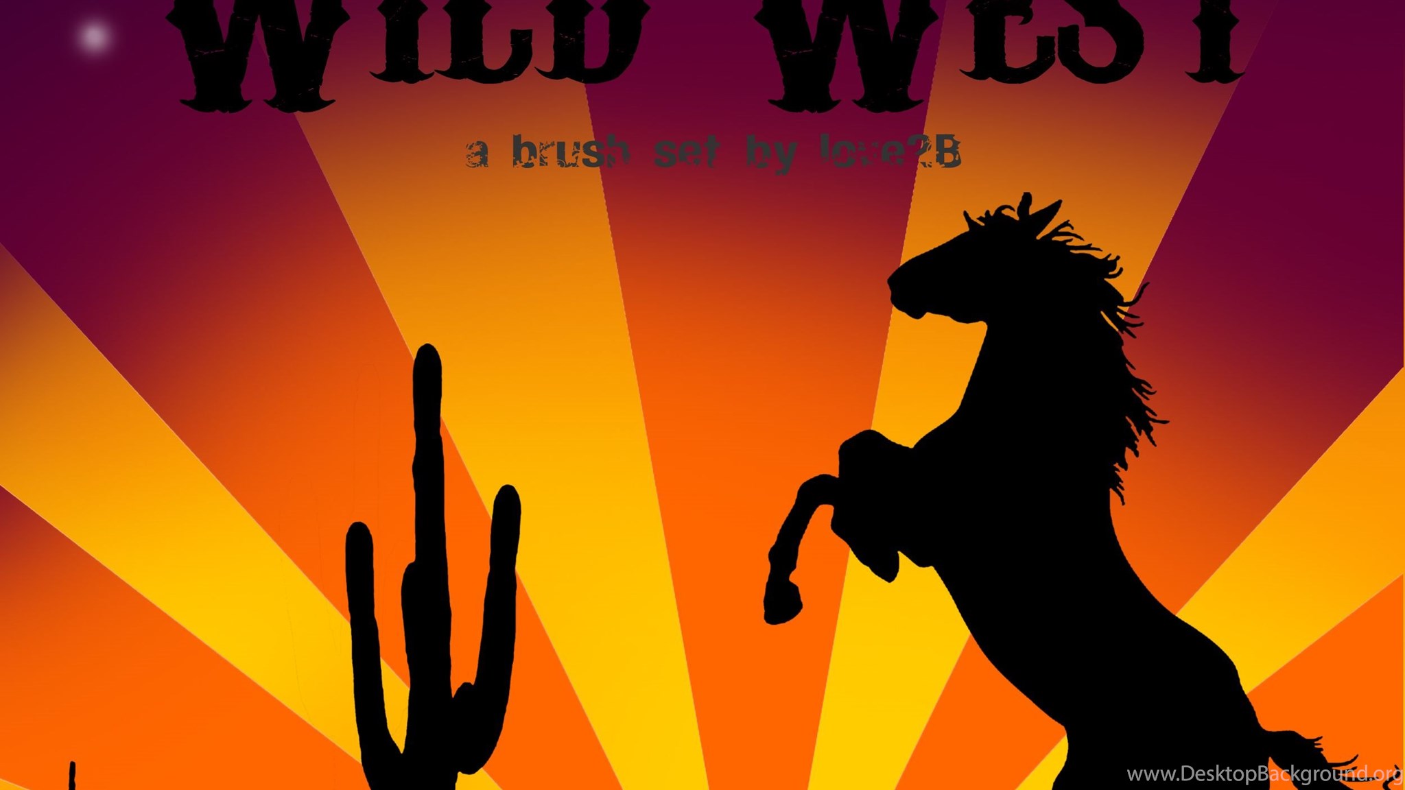 Wild West Brushes By Love2b On Deviantart Desktop Background