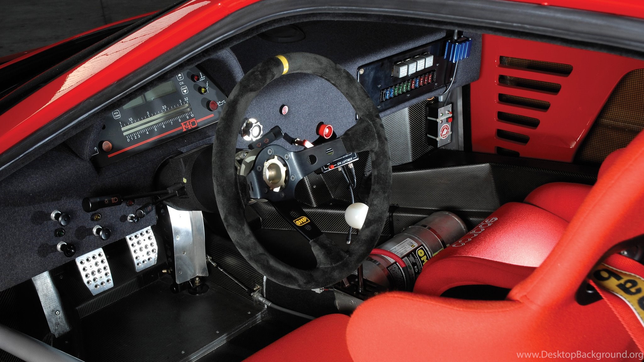 Ferrari F40 Interior Image Desktop Background