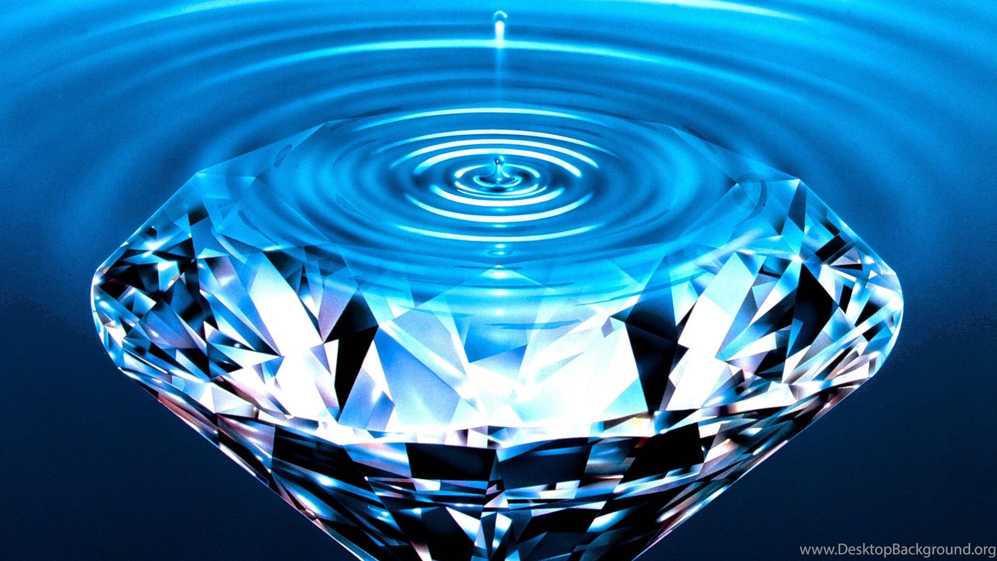 Телефон воды кристальная. Красивые Алмазы.