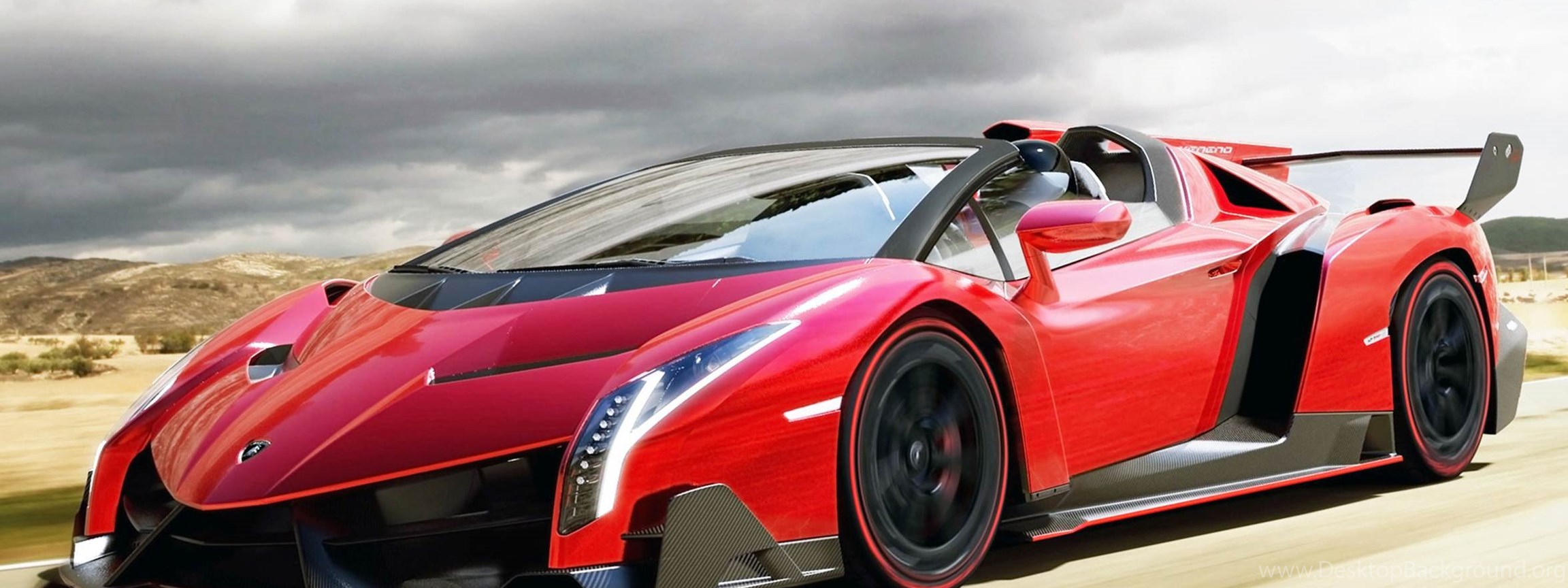 Lamborghini Veneno Roadster белая