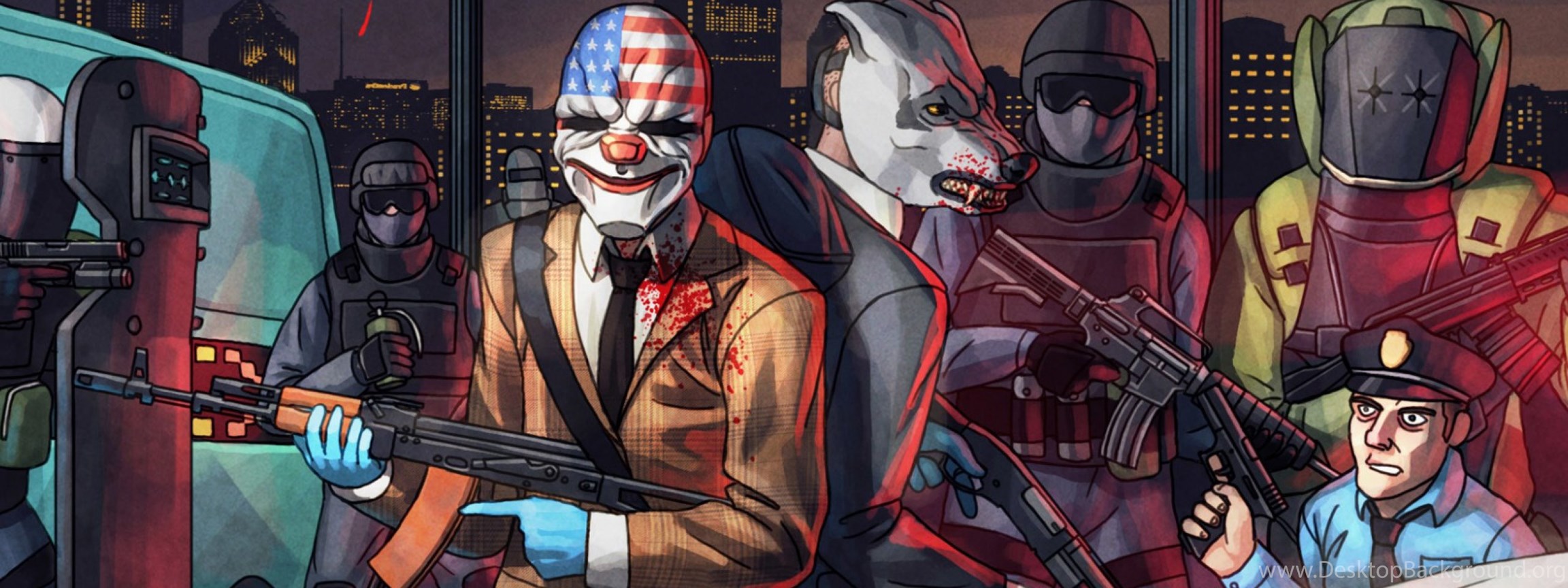 Payday 2 hotline miami pack фото 84