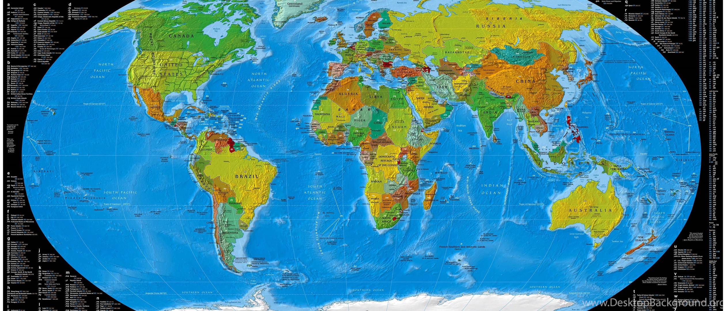 World Map Wallpapers ( Desktop Background