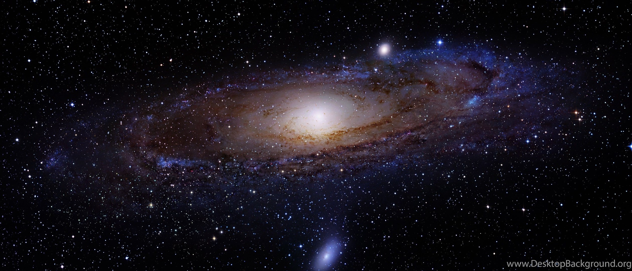 Andromeda, Space, Galaxy Wallpapers HD Desktop Background2520 x 1080