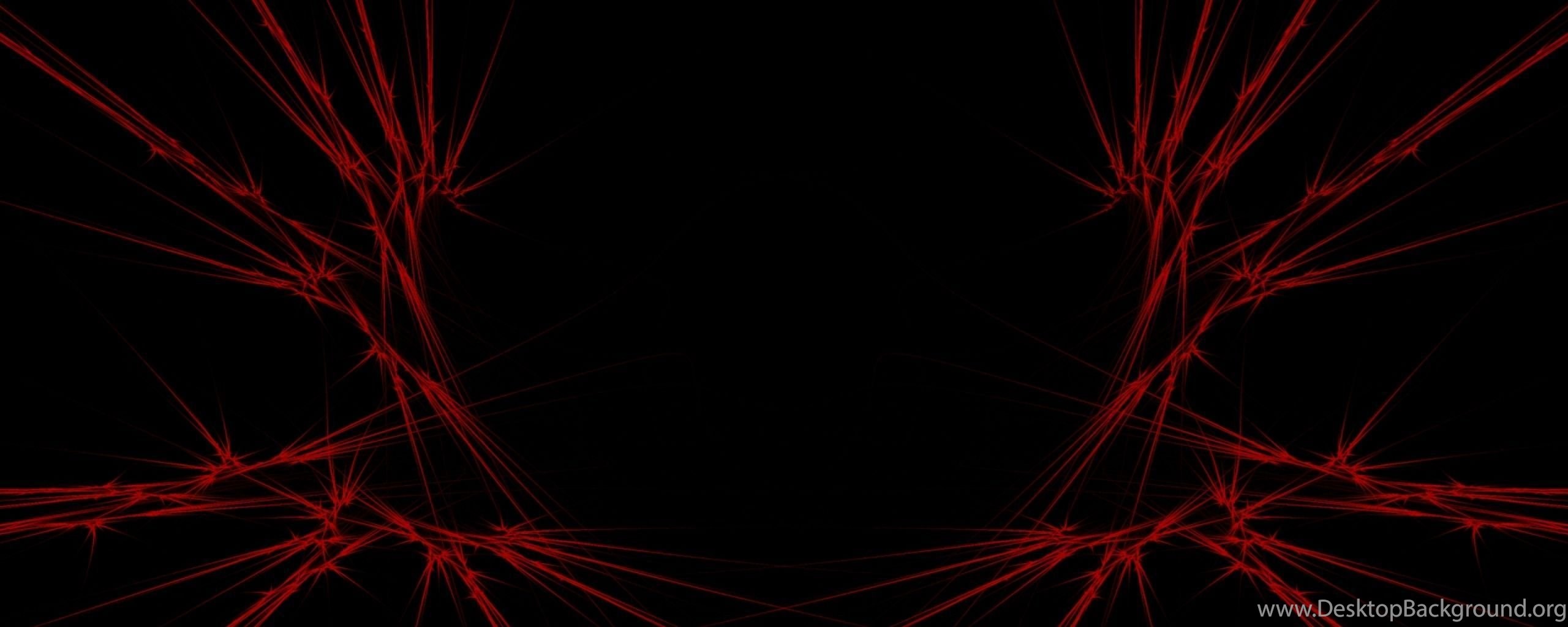 Download Wallpapers 2560x1024 Red, Black, Abstract Dual Monitor