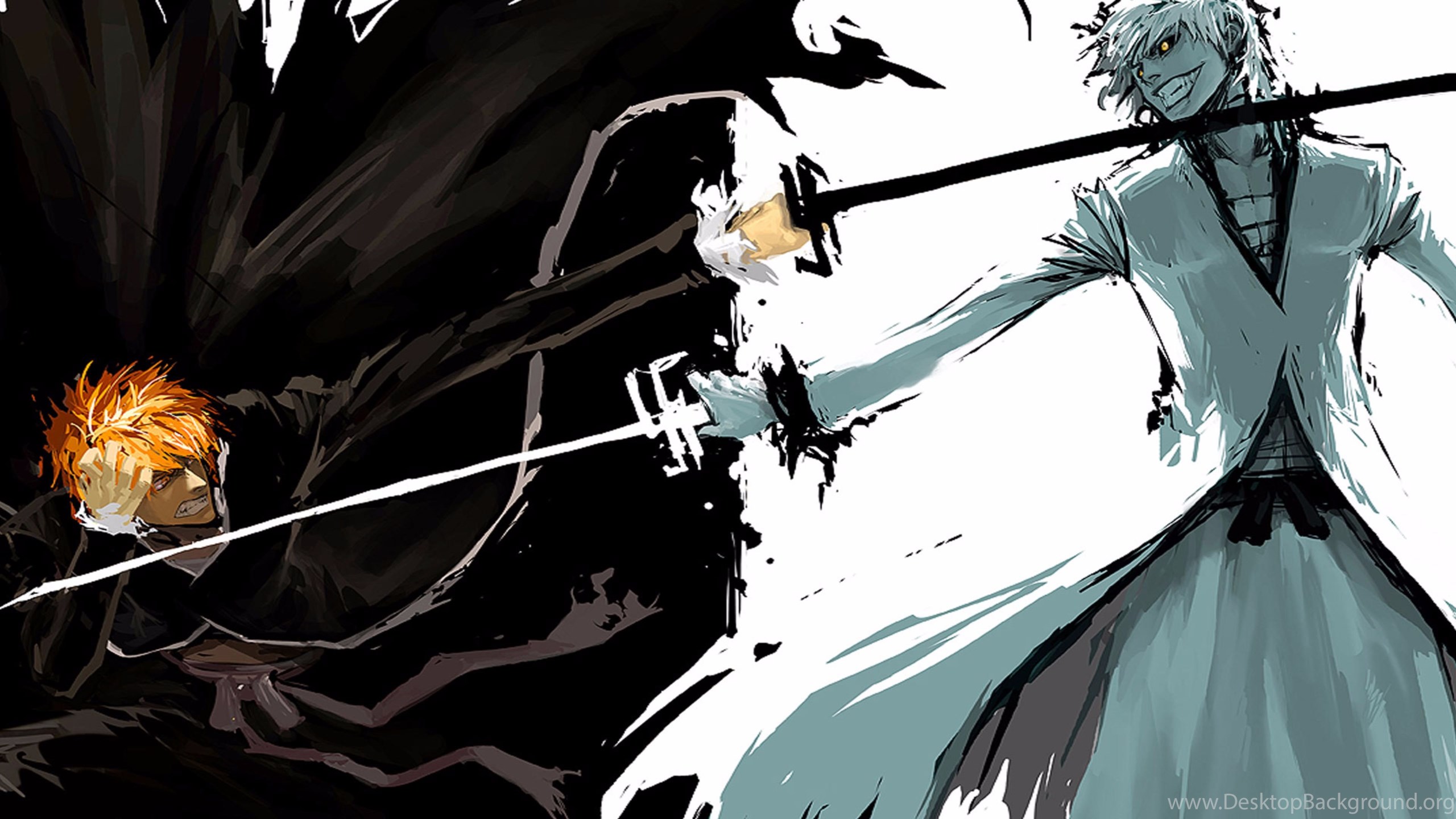 Black And White 2016 4k Anime Wallpapers Desktop Background