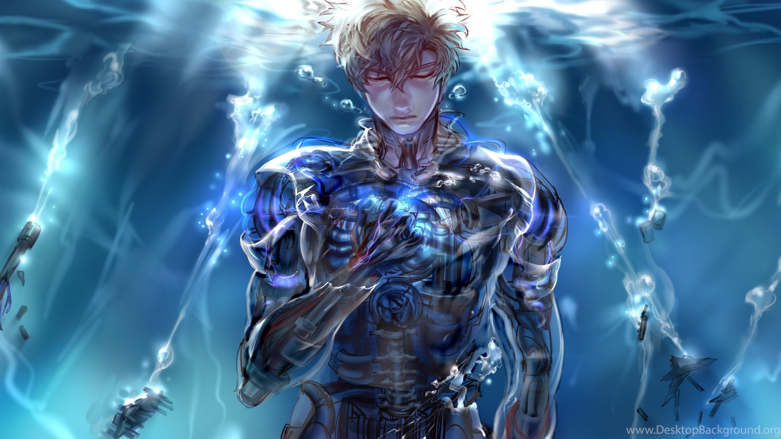 Genos One Punch Man Anime Wallpapers Hd Free Download Desktop Background